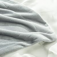 Vista 3 de NTBAY - Juego de funda de duvet de terciopelo, juego de funda de duvet de franela con cierre de cremallera