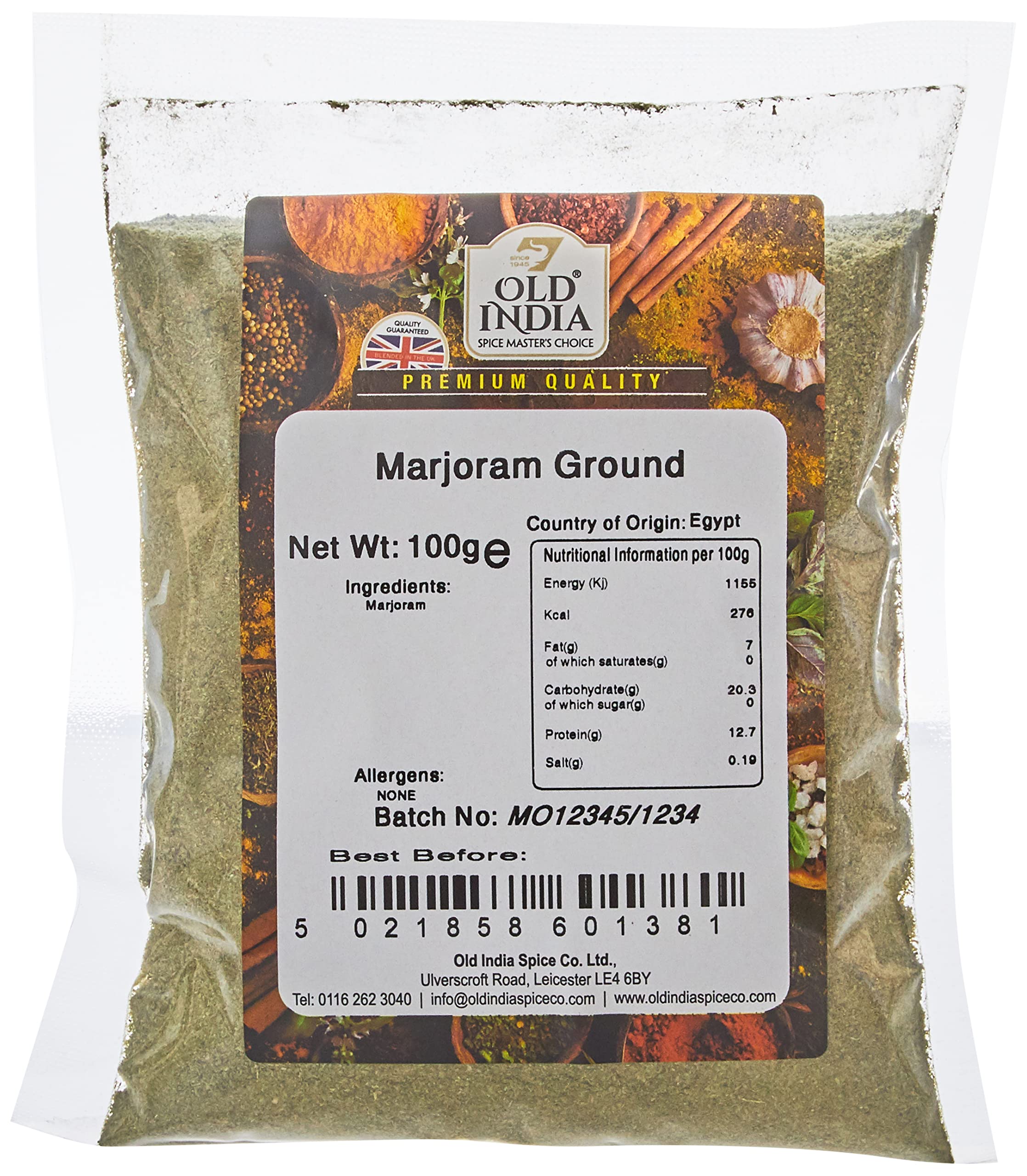 Old India Marjoram Ground 100g