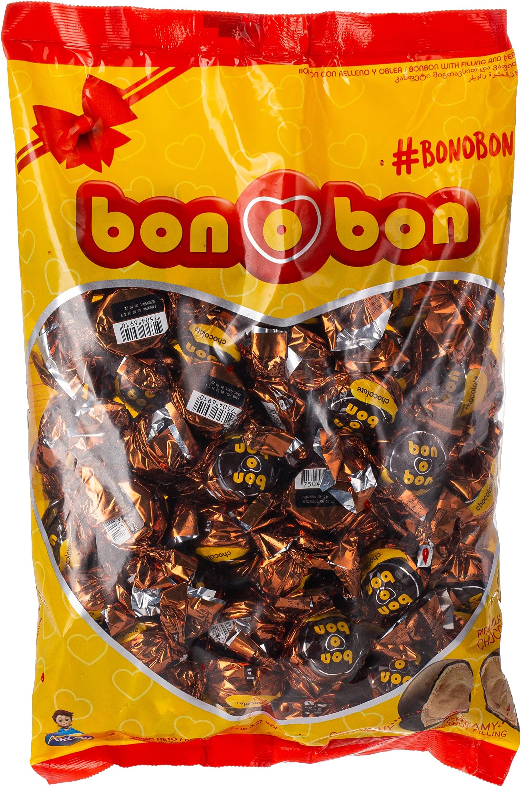 Arcor Bon O Bon Chocolate, 1 Kg