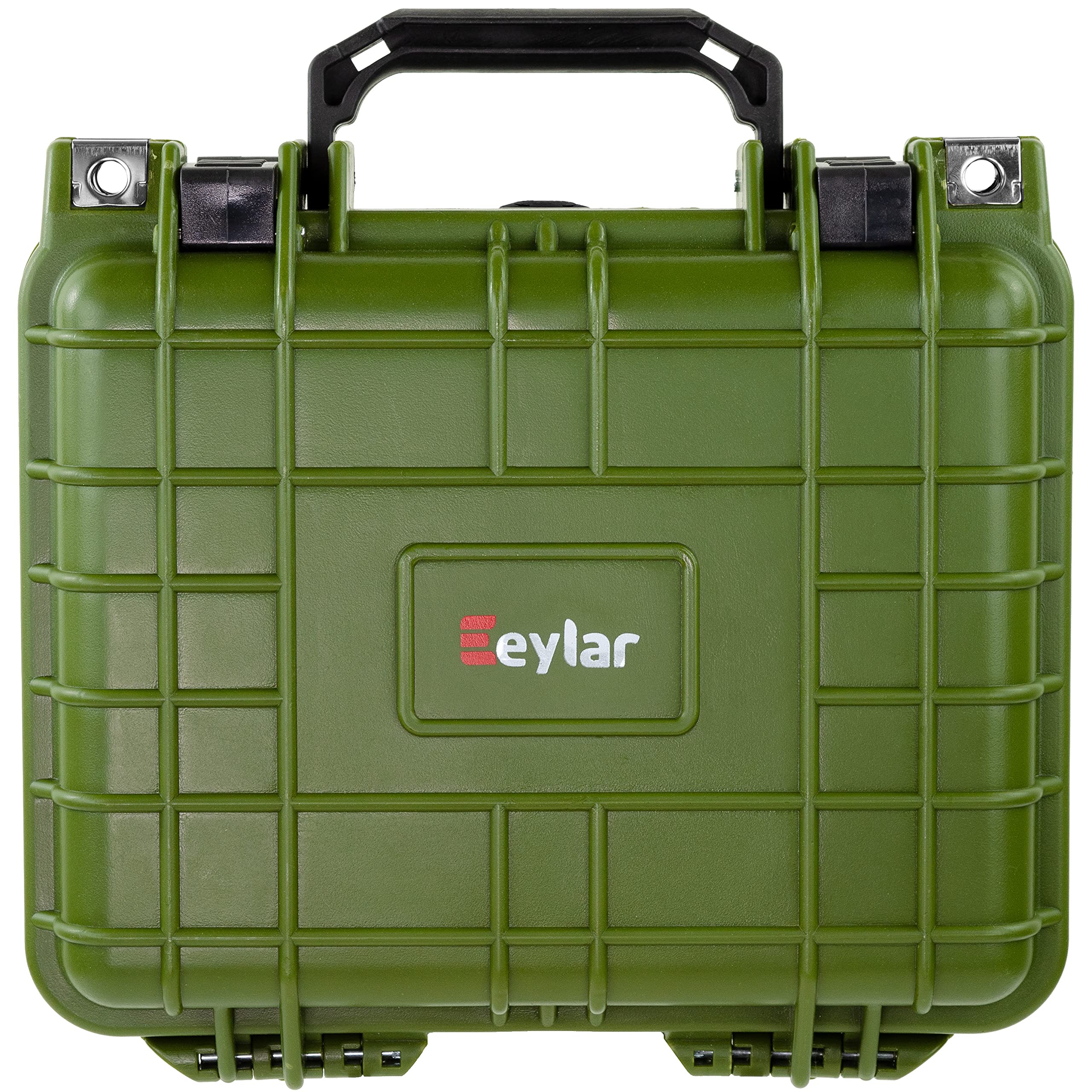 Eylar Small 10.62" Deep Gear, Equipment, Hard Camera Case Waterproof with Foam TSA Standards (Green)