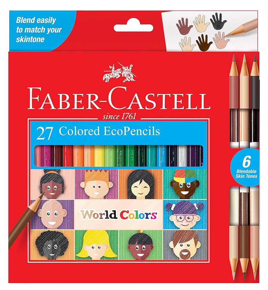 FABERCASTELL 色鉛筆 Amazon.co.jp: Faber-Castell ワールドカラーエコペンシル、27本
