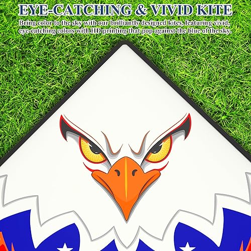 Vista 27 de Large Kites for Adults Kites for Kids Ages 4-8， 8-12 Beach Park Outdoor Game Activities, Gifts for Easter and Festival