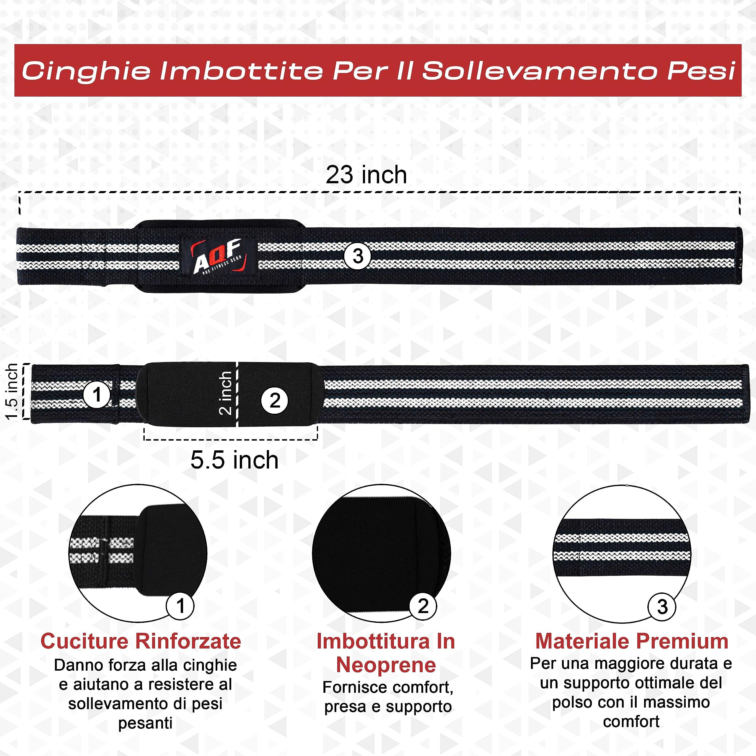Beast Gear Cinghie Sollevamento Pesi Cinghie Professionali Con - Foto 9