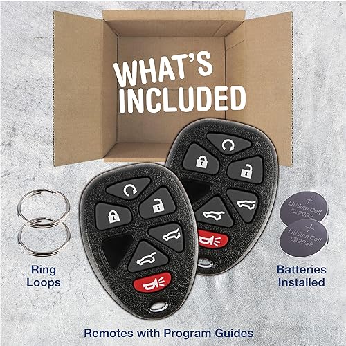 Miniatura 10 de KeylessOption Repuesto de llavero transmisor de 6 botones., Negro