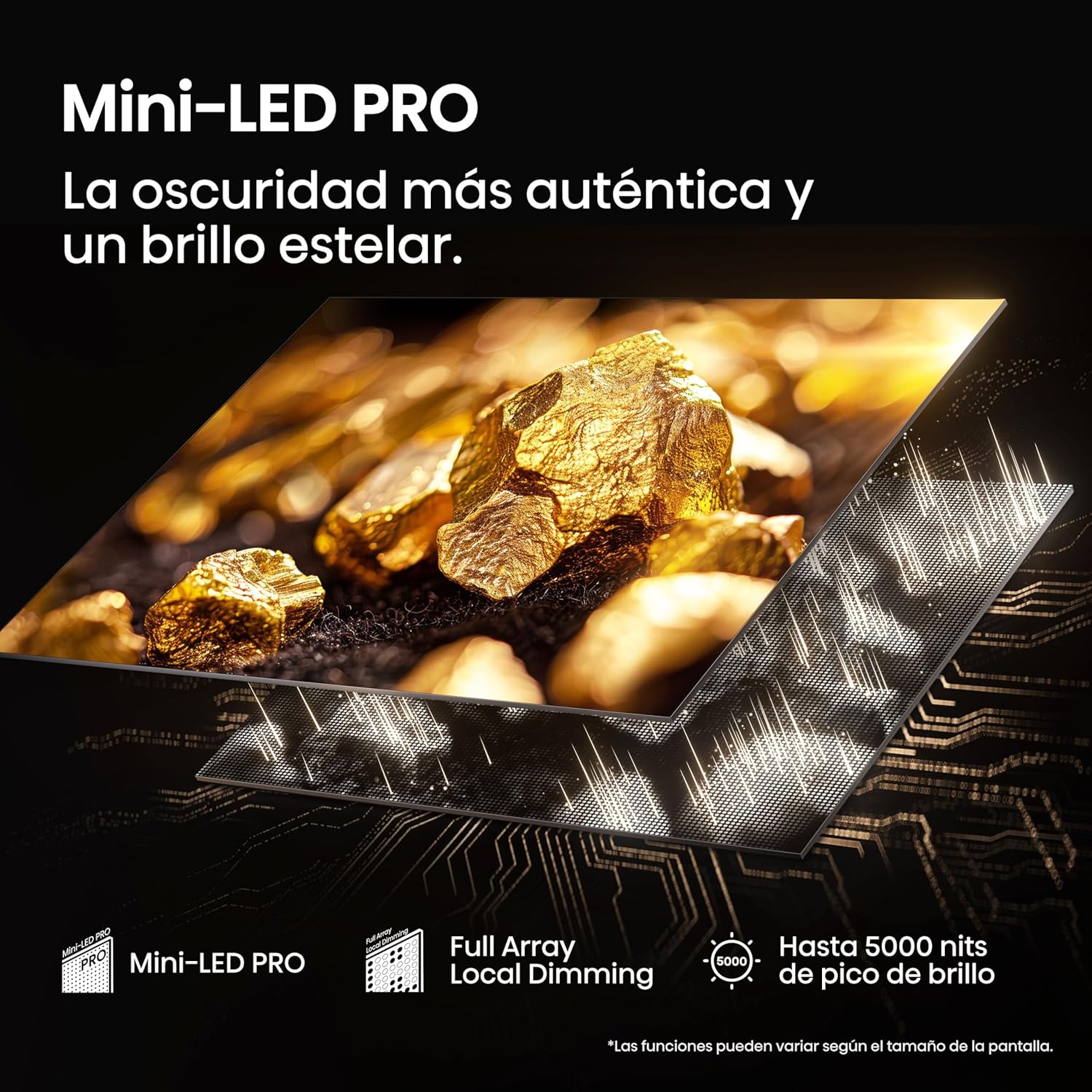 Hisense 55U8Q – Mini LED Pro Smart TV 55 Pulgadas, Procesador Hi-View IA Pro, 4.1.2 Sonido multicanal, Modo Juego Ultra 165Hz, Antireflejos Pro, Full Array Local Dimming, Dolby Vision IQ, Dolby Atmos 5