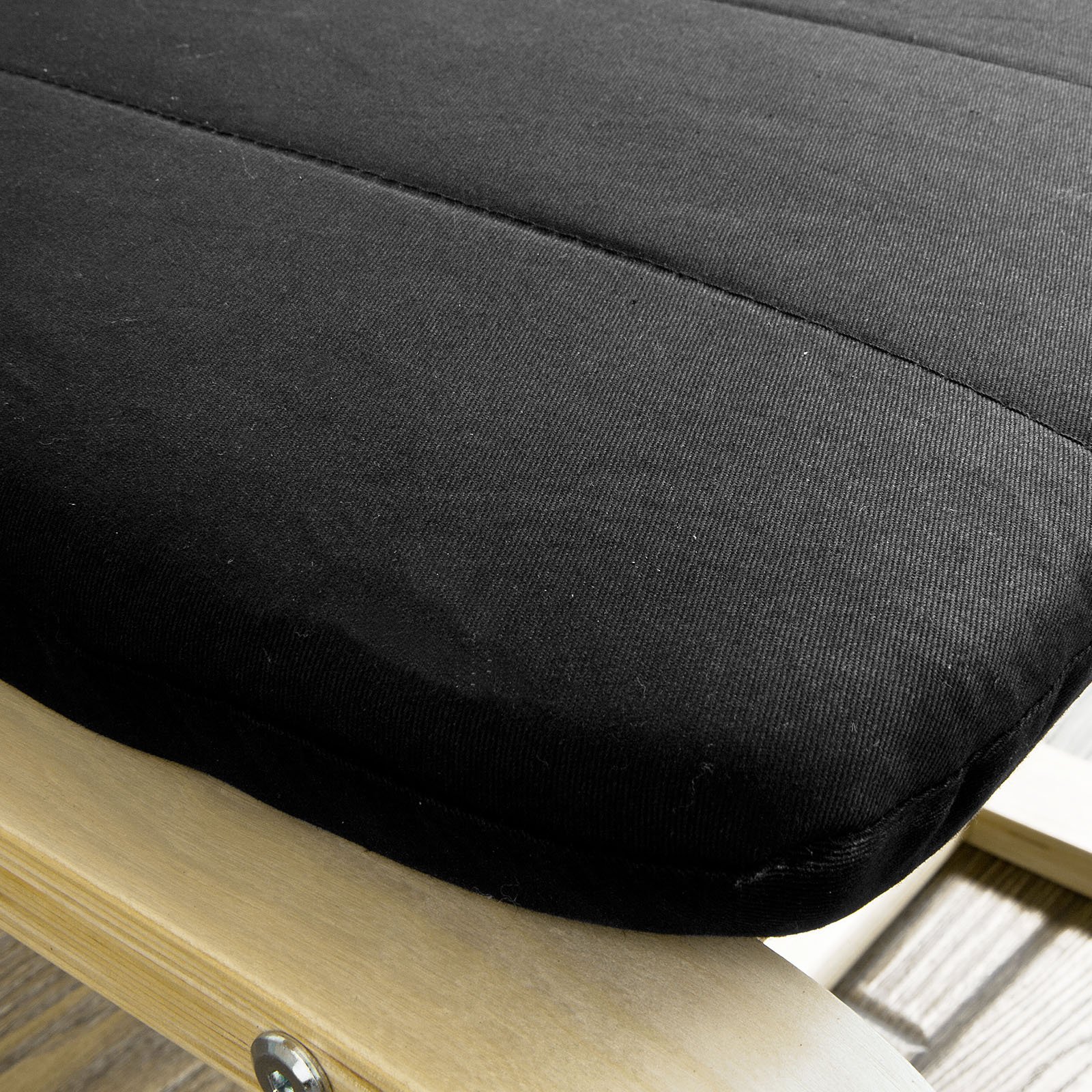 SoBuy FST38-SCH Repose-pieds pour fauteuil de relaxation Repose-pieds pour reposer les pieds Noir