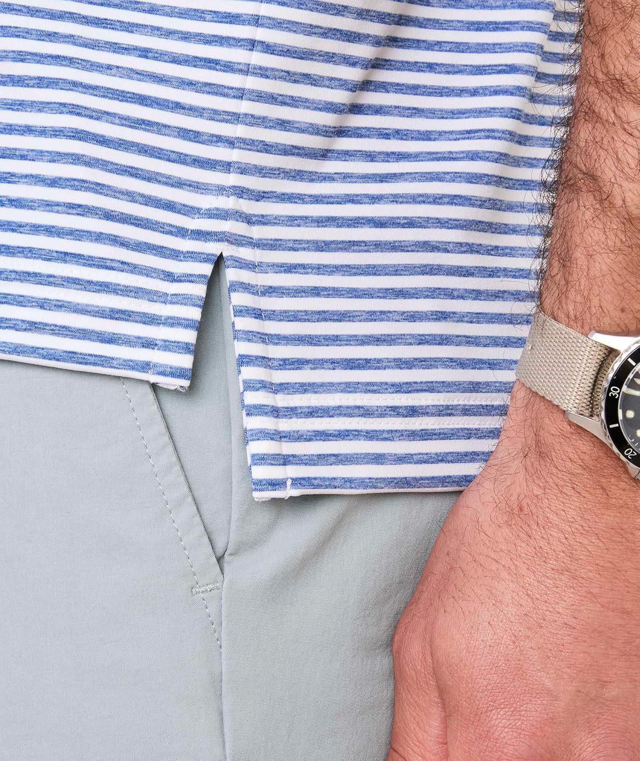 Vineyard Vines Mens Heathered Winstead Sankaty Performance Polo - Image 5