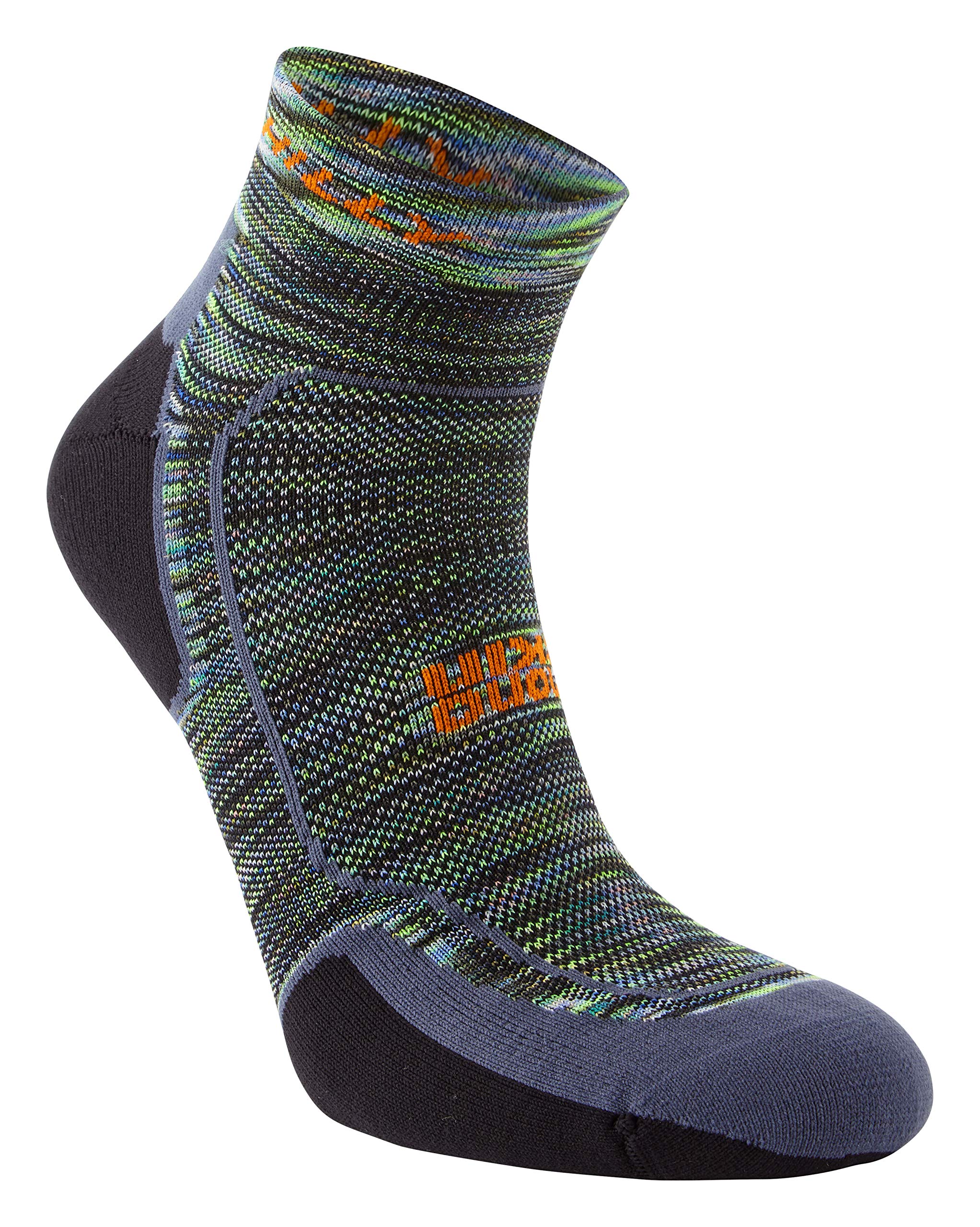 Hilly Unisex Active - Quarter - Min Cushioning, Running Sock