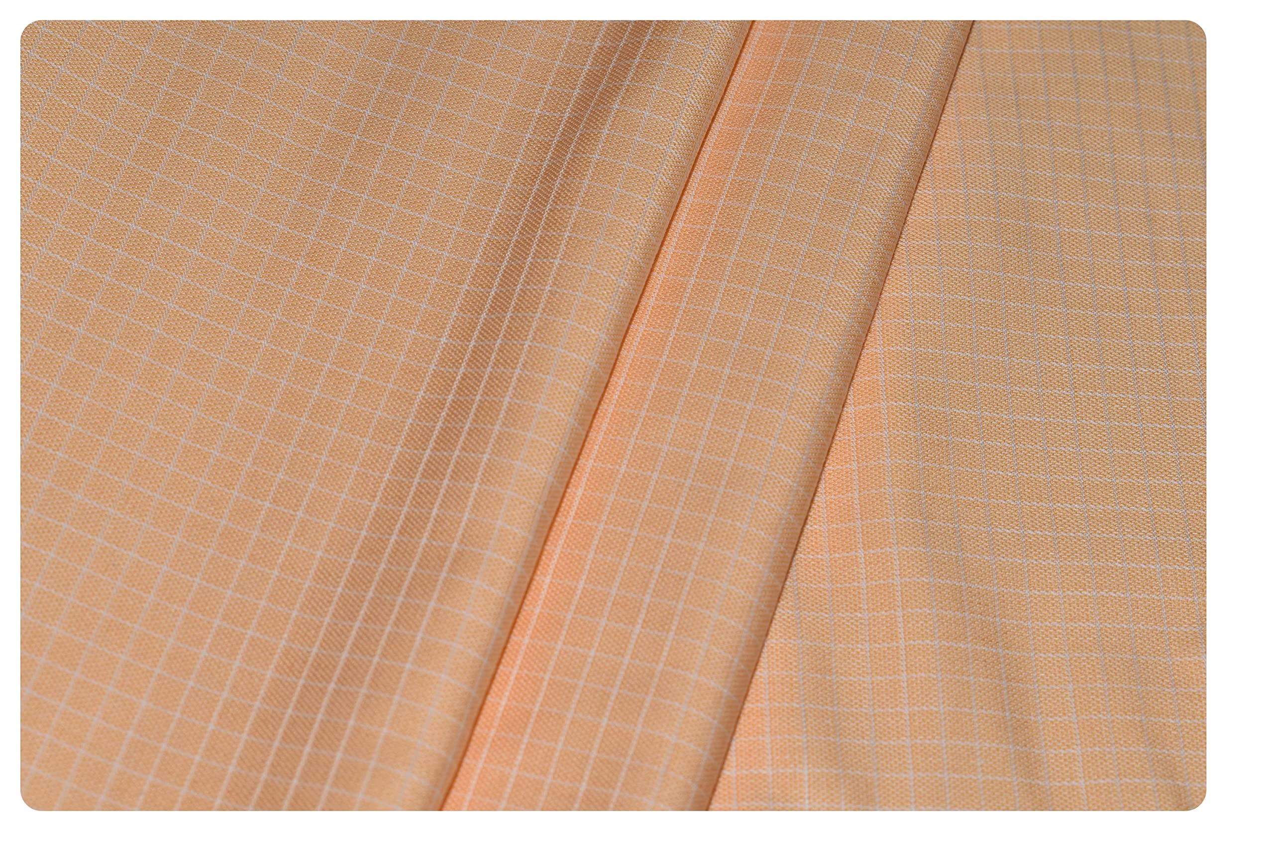 AD by Arvind Men's Pure Cotton Jacquard Self Design Unstitched Shirt Fabric (1.60 m) BG PLUS, BG015, 1.60 Meter 58 Width