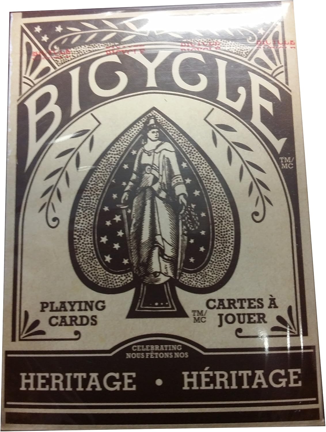 Bicycle Heritage Anniversary Edition Playing Cards in Brown