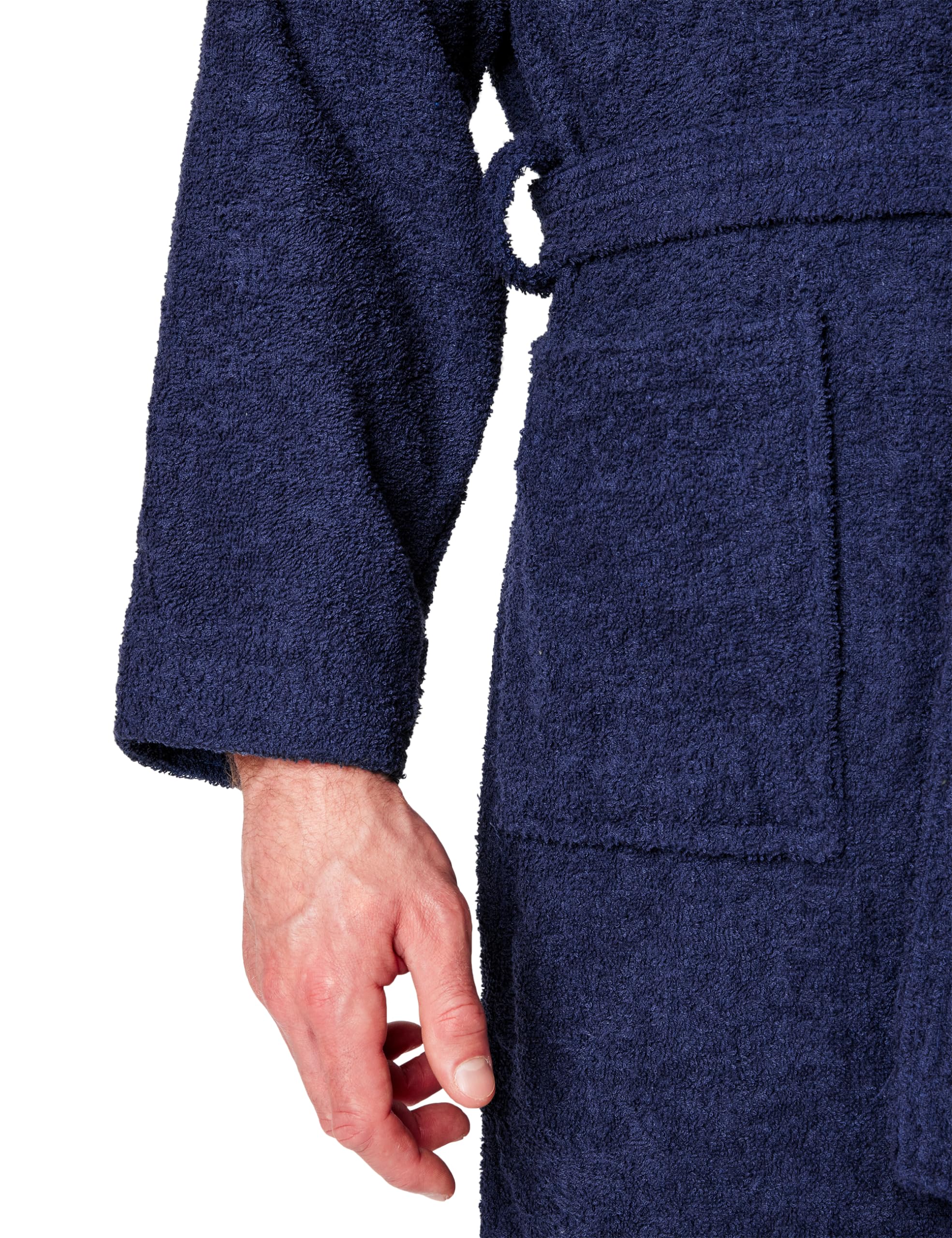 Ladeheid Accappatoio Uomo in Spugna di Cotone LA40-192(Blu Scuro-29, 3XL)