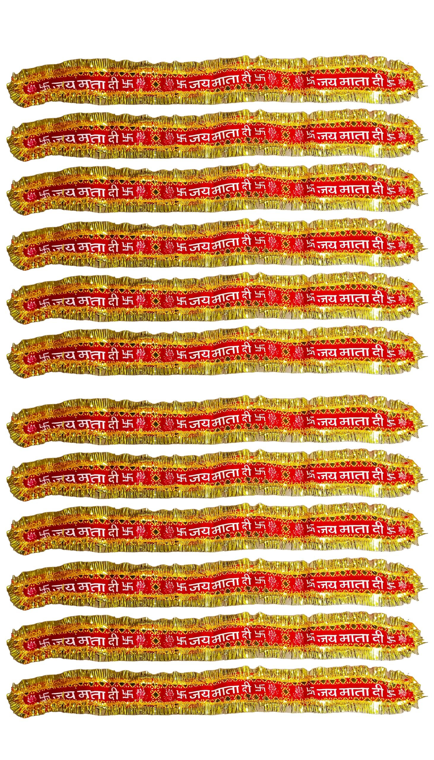 Navratri Special Jai MATA Di Head Band Chunri MATA Chunri Chunni Kanya Bhoj Oodhni Dupatta Shrawali MATA Laxmi MATA Durga Laxmi Ganga Navrati Festival Dupattas Pack Of 12 || XQ03-image-8
