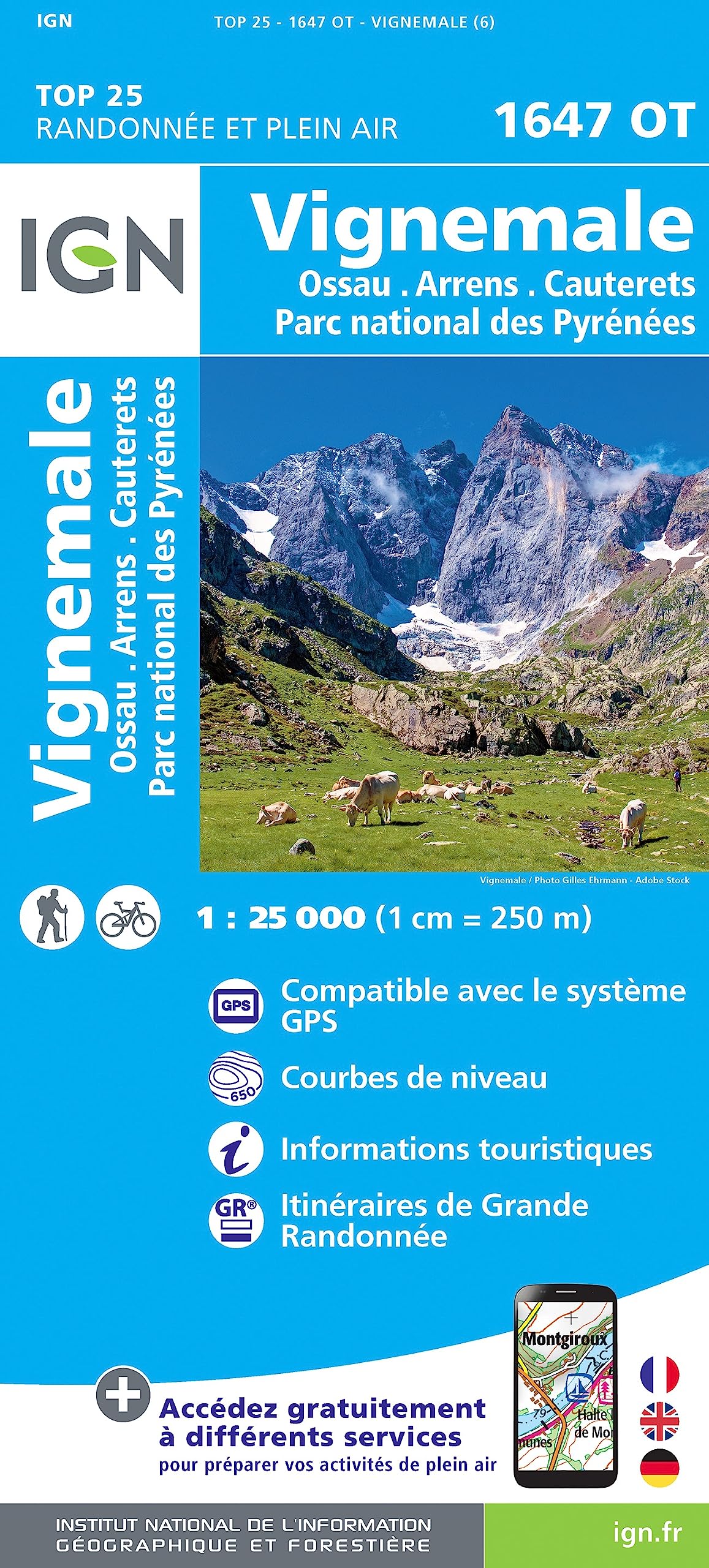 Vignemale / Ossau / Arrens / Cauterets PNR (1647OT) (TOP 25)