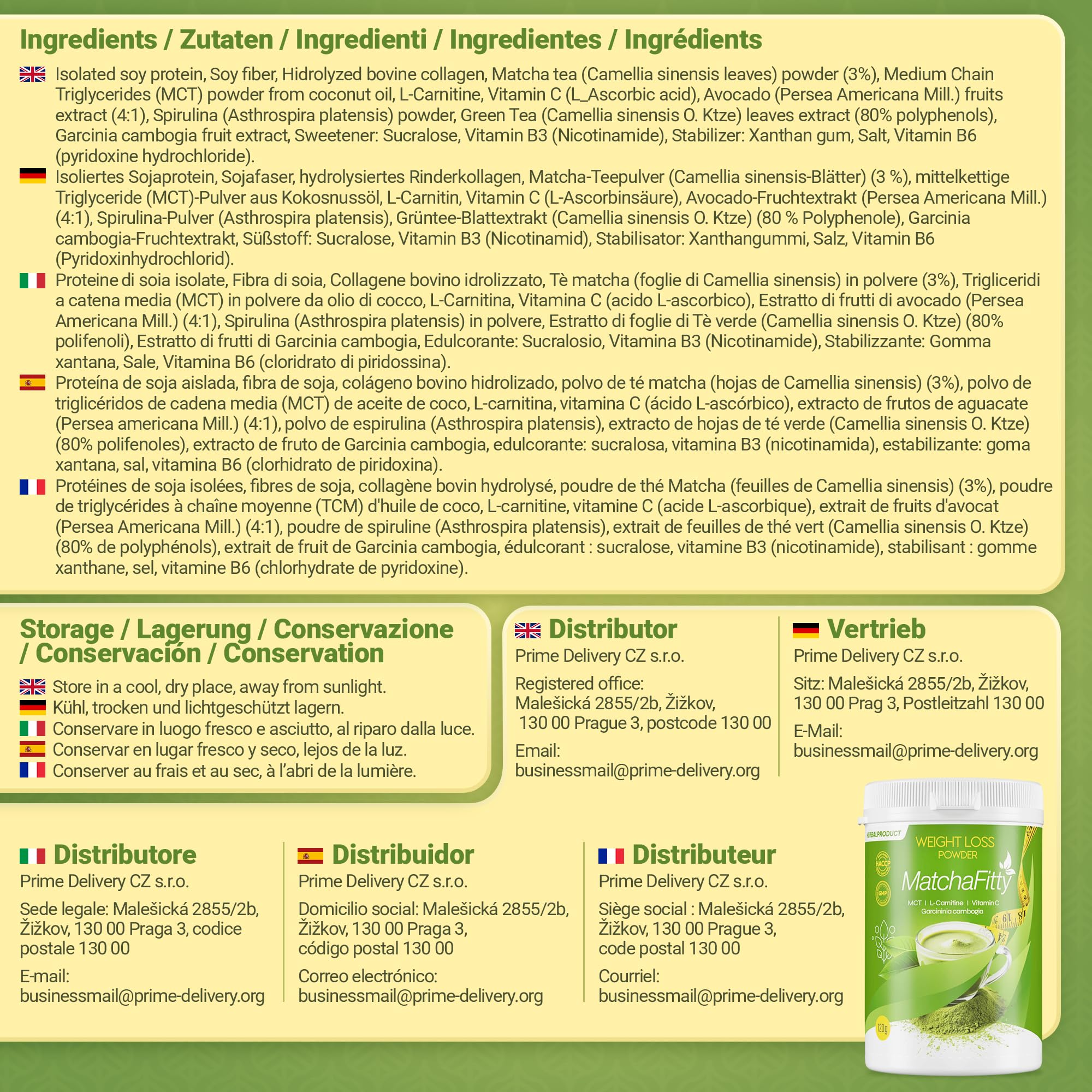 MatchaFitty 120 gram