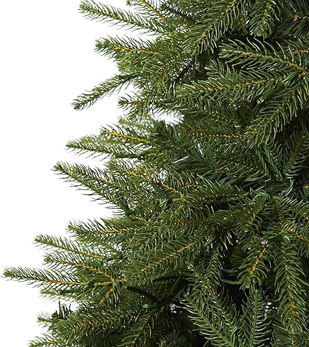 Miniatura 8 de 7.9ft. Vancouver - Árbol de Navidad artificial de abeto con 700 luces LED transparentes y ramas plegables 3470