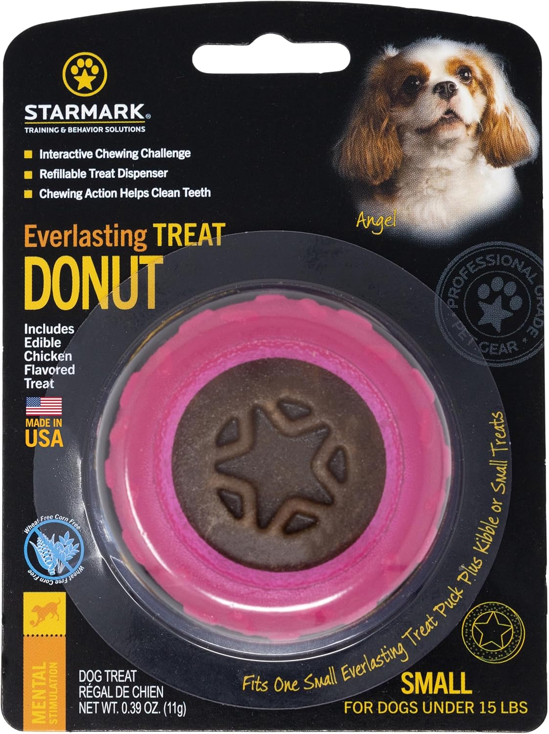 Starmark Everlasting Treat Donut Toy for Small Dogs