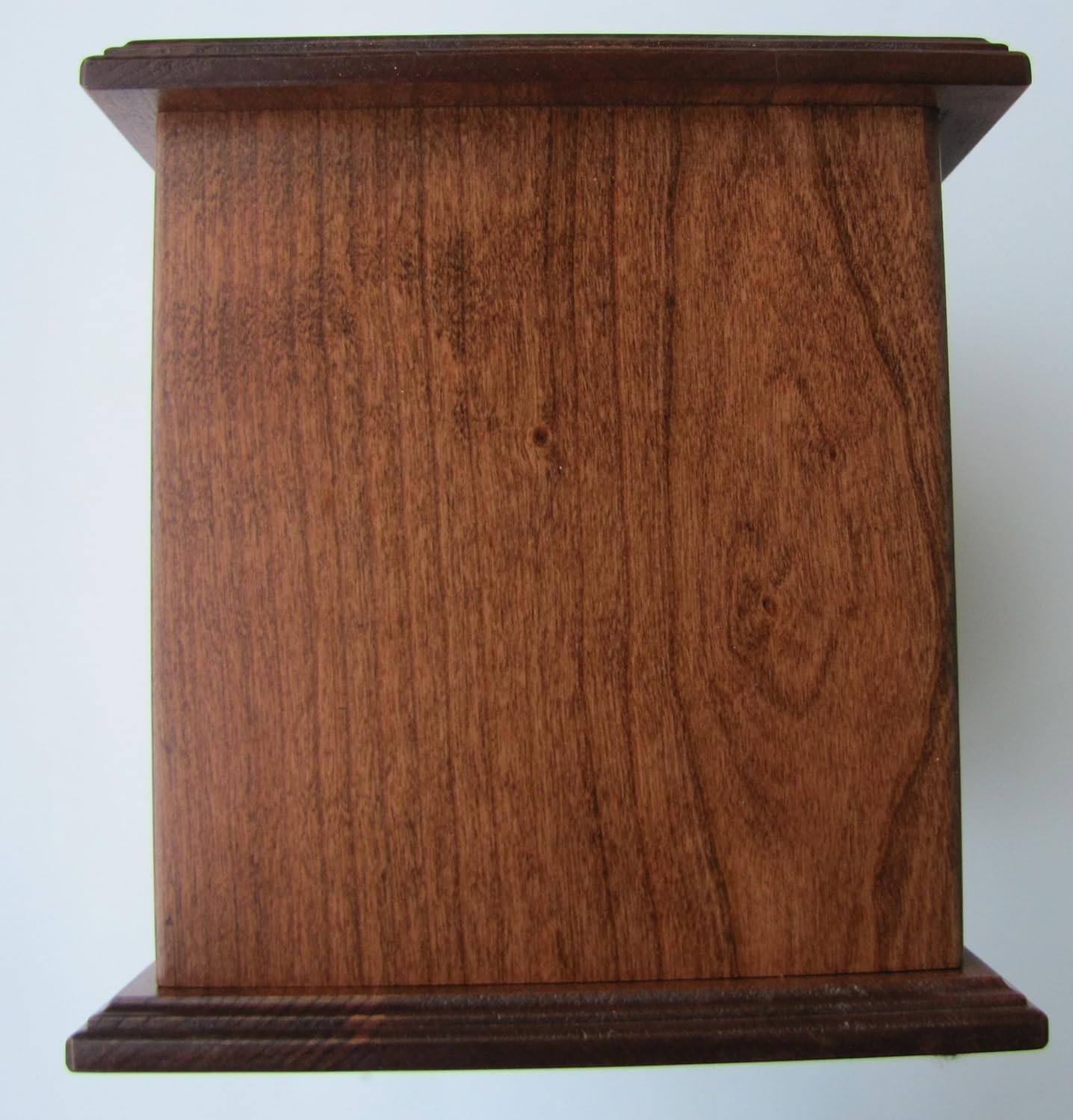 LifeSong Milestones Personalized Wooden Cremation Urn with Picture Frame for Loss of Loved One Holds 260 cu.in Human Ashes and 4"x5" Photo A Limb Has Fallen Engraved Funeral Keepsake