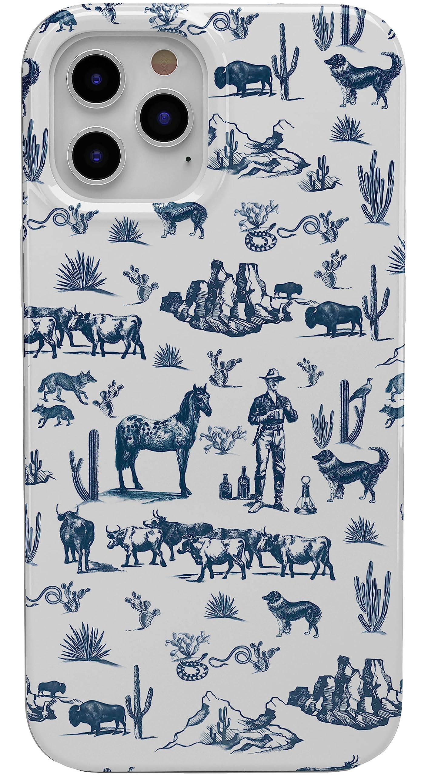 Casely iPhone 12/12 Pro Case | Wild West Adventure | Desert | Classic Ultra Slim Design