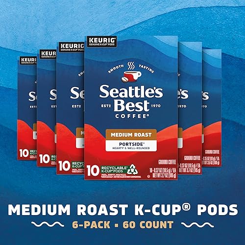 Miniatura 10 de Mezcla de café de desayuno Seattles Best Coffee Breakfast Blend K-Cup para Keurig Brewers 60 unidades