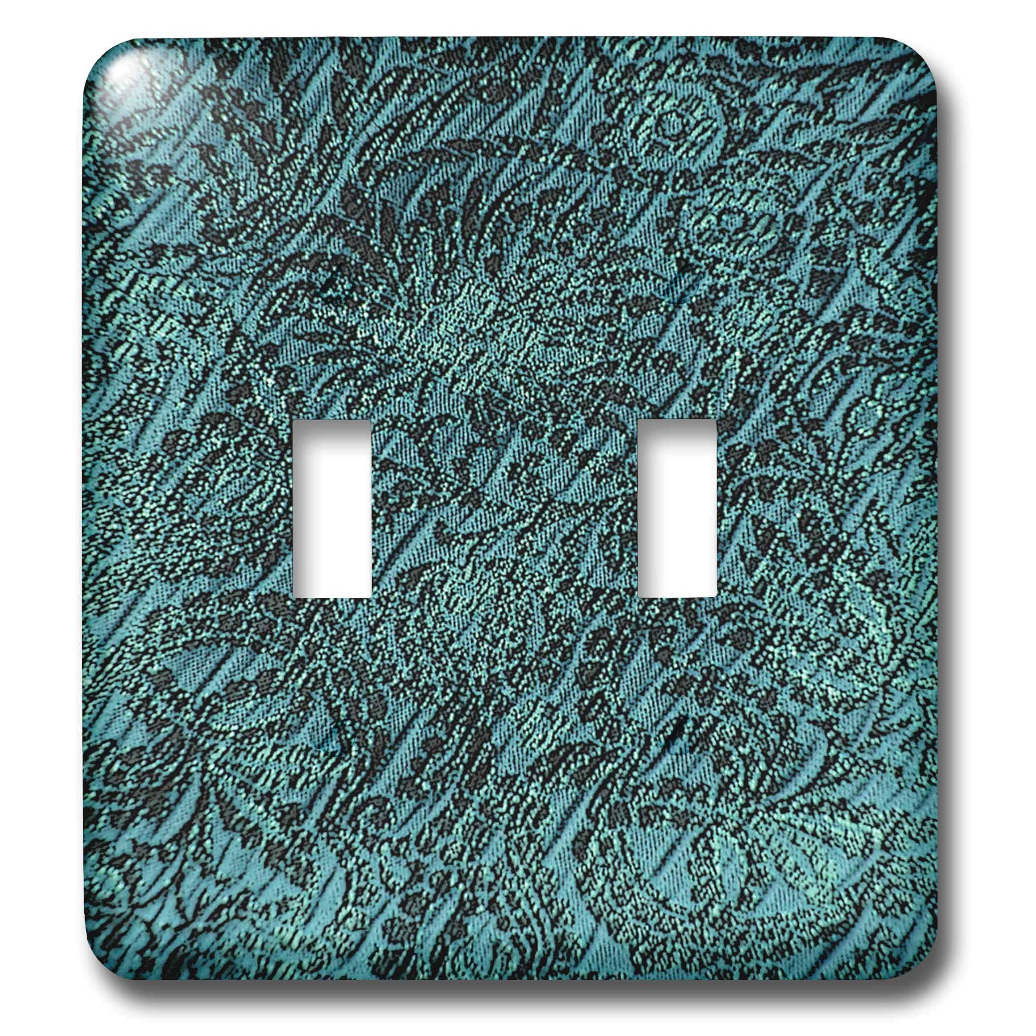 Interrupteur à bascule turquoise vintage pour rénover votre salon rétro 3dRose lsp_29117_2