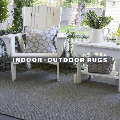 Miniatura 5 de Alfombra trenzada gris pizarra de 22 x 72 pulgadas, rectangular, lavable para interiores y exteriores, decoración de campo para baños y entradas,