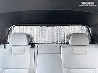 Vista 12 de YelloPro Auto Parasol reflectante para parabrisas delantero de ajuste personalizado para Hyundai Santa Cruz 2022, 2023, 2024 2025, camión, reflector