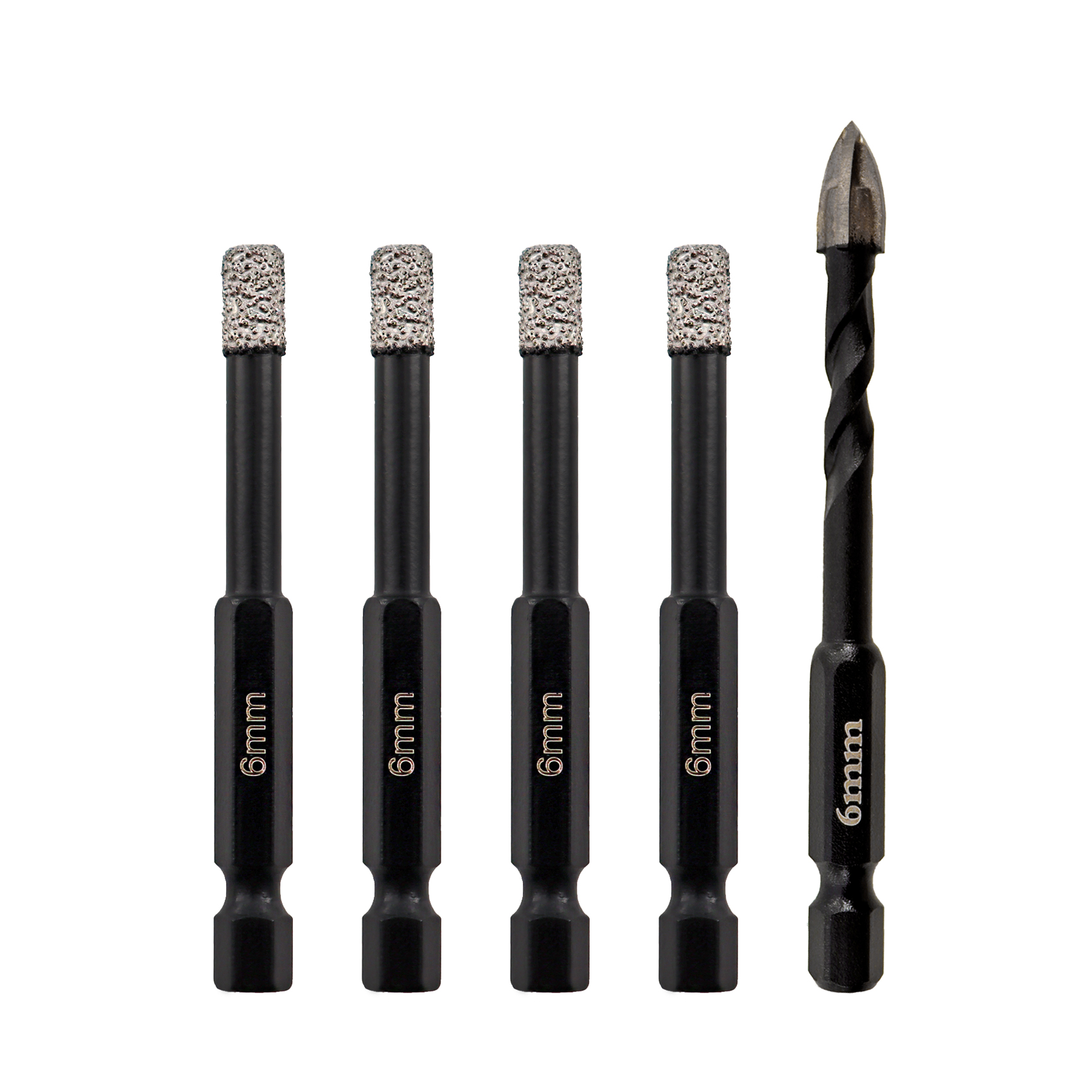Diamond Drill Bits For Ceramic 7-Piece Diamond Drill Bit Set For - Main Image