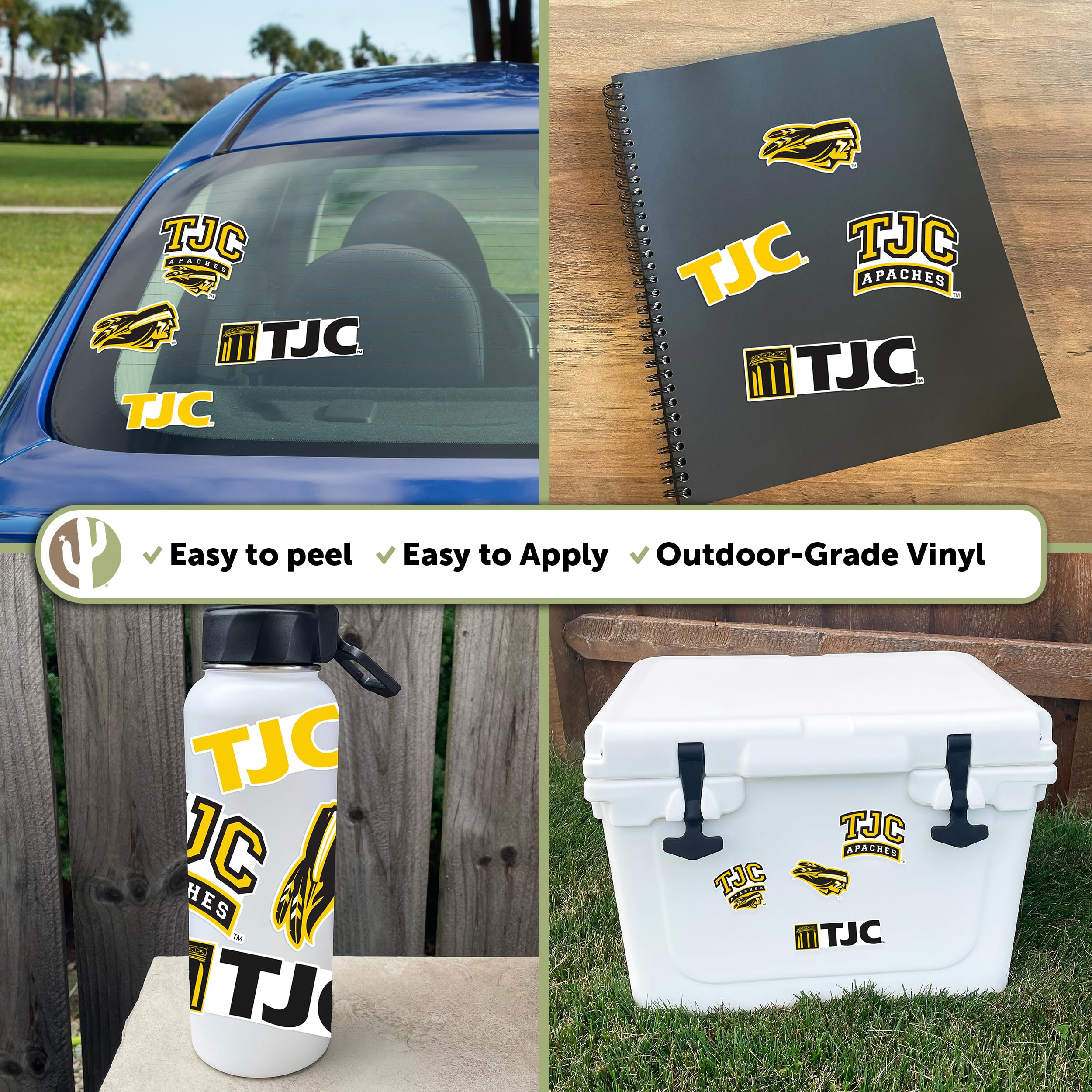 Amazon.com: Desert Cactus Tyler Junior College Sticker TJC Apaches