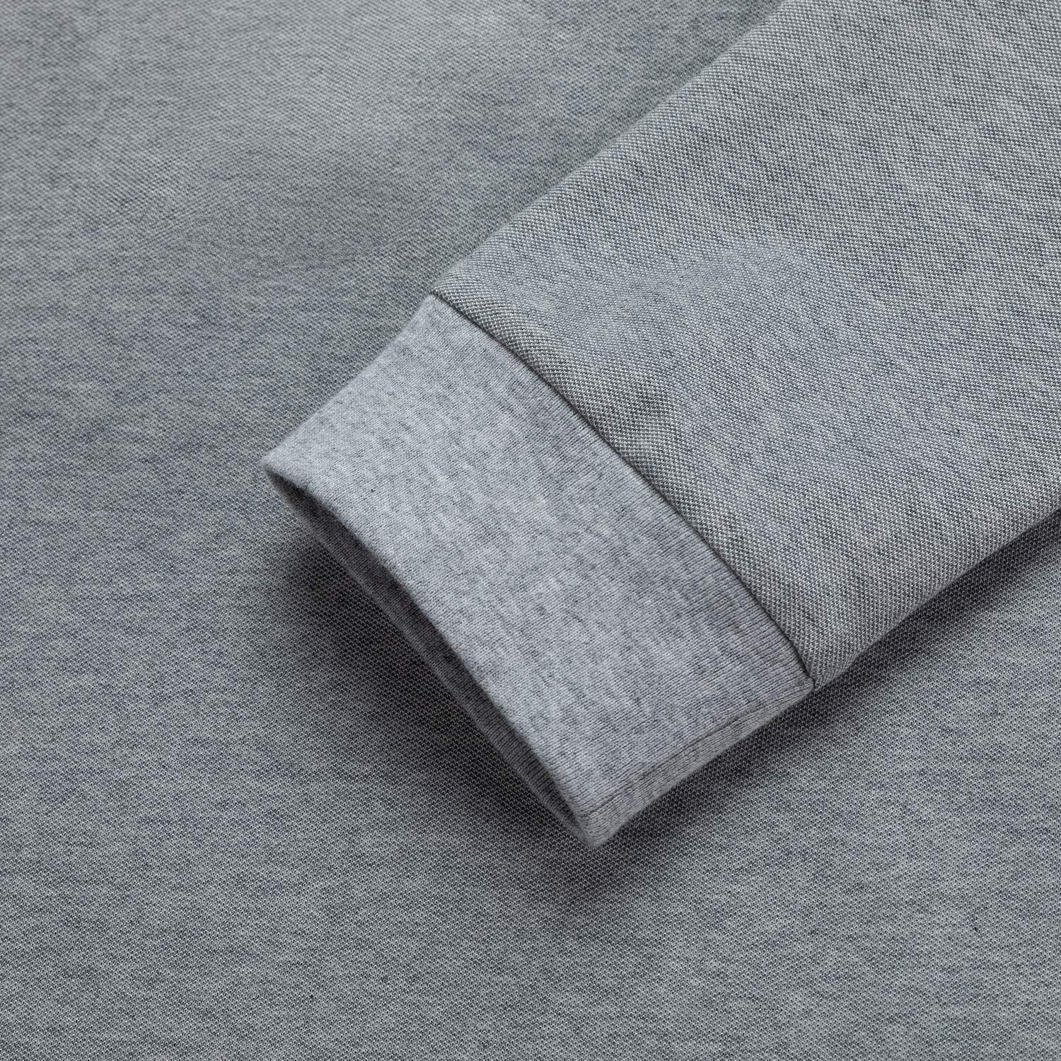 MOHEEN Men's Pique Polo Shirts Dry Fit Long Sleeve Golf Shirt M-6XL - Image 5