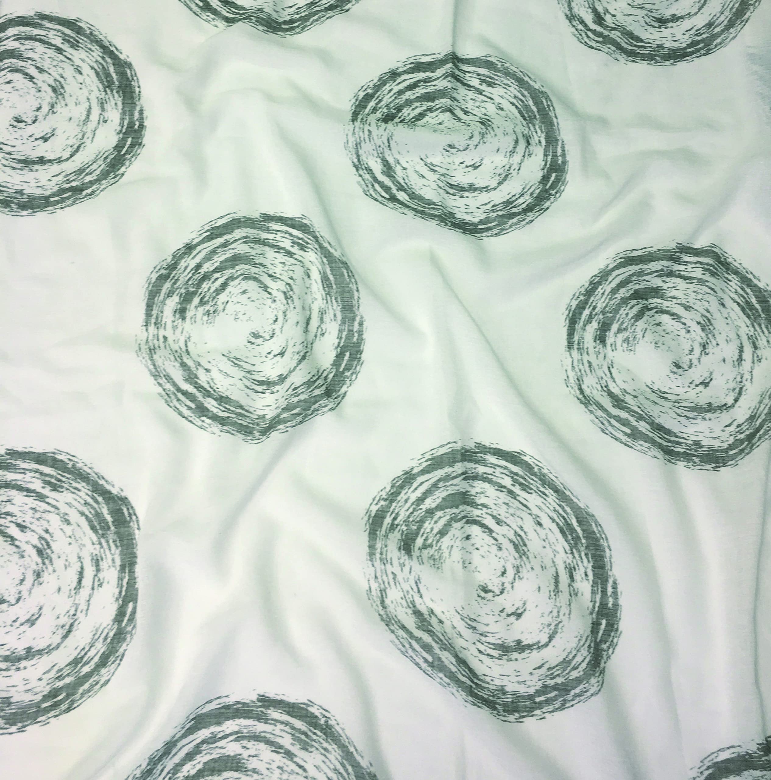 Home Collection VOR135 Vortex Curtain, Polyester, Taupe 140 x 280 cm, W 55.1" x L 110.2" (1 Panels) - Image 2