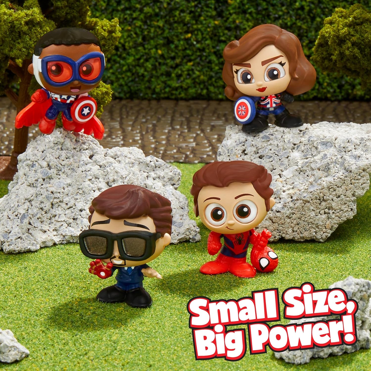 Disney Doorables Marvel Action Peek Series 2 - Mystery Collectible Surprise Figures with Cute Details, Mini Size, Big Power, for Fans, Collectors and Kids 5+, Kids Toys for Ages 5 Up by Just Play