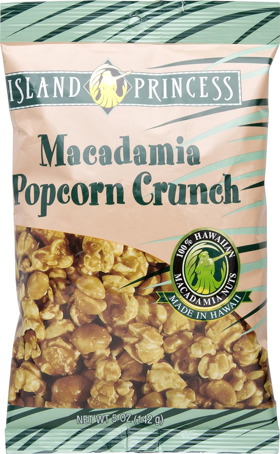 Island Princess Macadamia Popcorn Crunch, 5 oz (Pack of 3)