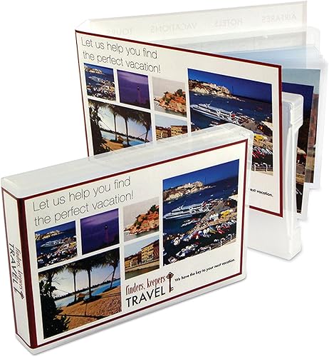 Miniatura 3 de Clear UniKeep Disc 20 - Cartera de CD/DVD con 20 páginas de disco en cada cartera, paquete de 3 carteras de disco con páginas