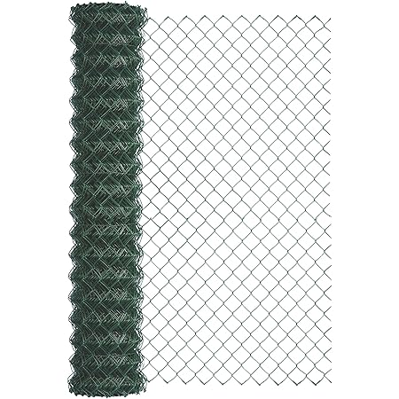 GAH-Alberts 604776 Maschendraht-Geflecht | verschiedene Längen und Höhen - wahlweise in verschiedenen Farben | grün | Höhe 150 cm | Länge 25 m
