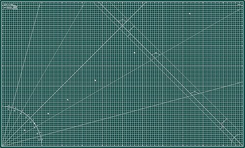 Vista 22 de Elan Tapete de corte A4 verde, tapete de corte autorreparable de 9 x 12 pulgadas, tabla de manualidades de 5 capas verde, tabla de pasatiempos
