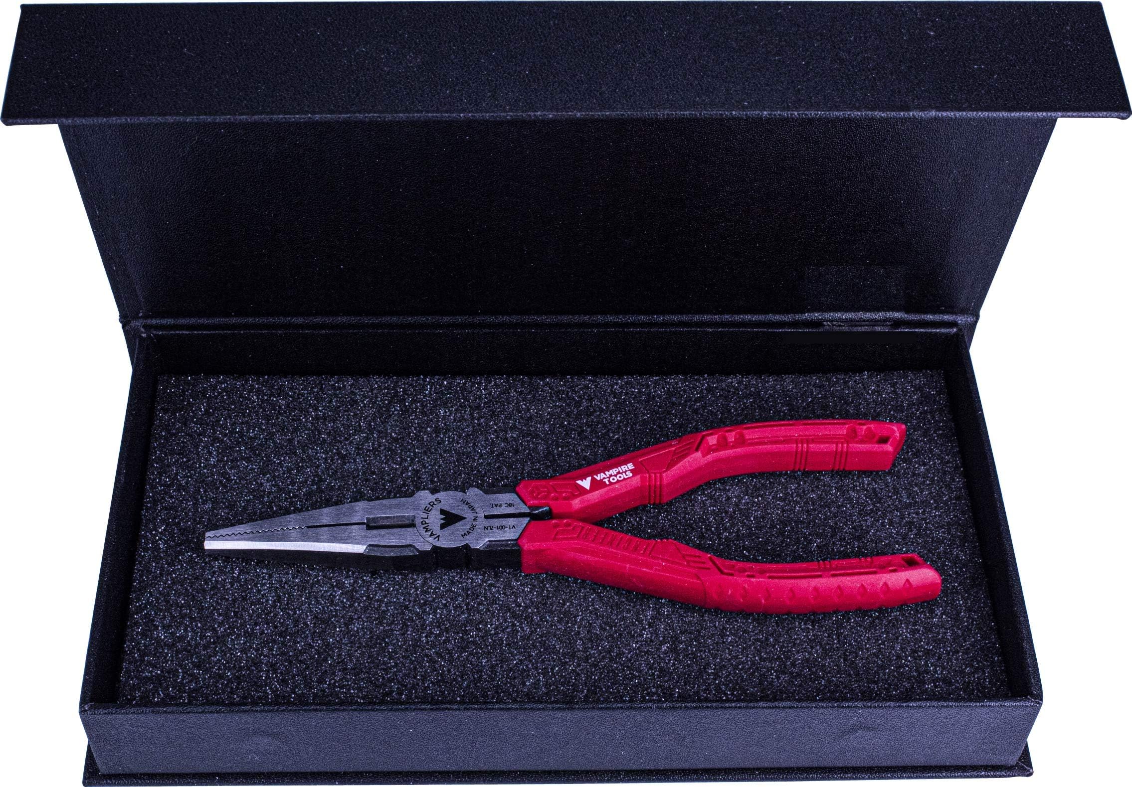 Vampliers7.5" Long Nose Specialty Screw Extraction Pliers Gift Set. Ideal for removing stuck Screws, Nuts, & Bolts in hard-to-reach spaces. Made in Japan: VT-001-7LNGS