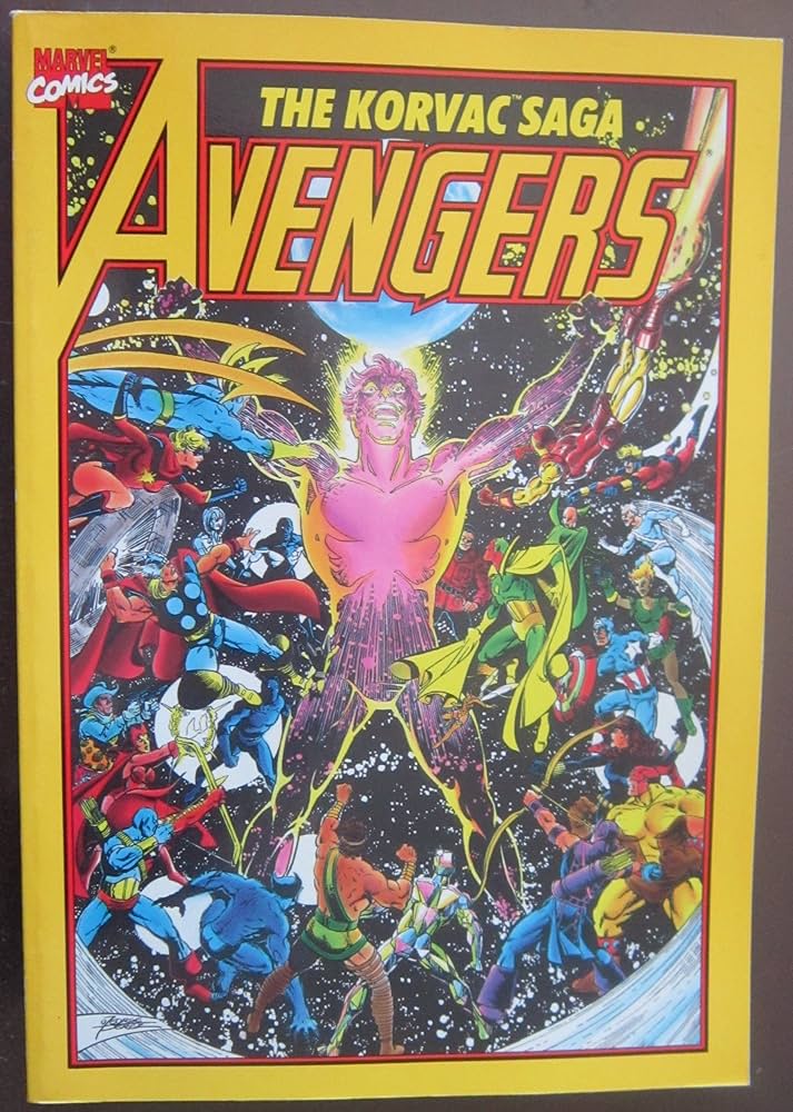 英語版・アメコミ　AVENGERS THE KORVAC SAGA Amazon.com: Avengers the Korvac Saga: 9780785109198: Jim