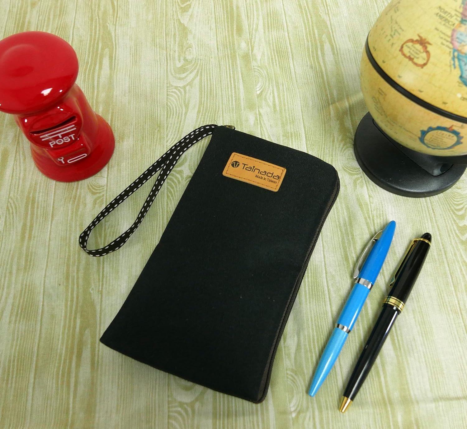 Tainada Women Universal Phone Wristlet Wallet Pouch, Dual Slots Zipper Purse Carry Case Bag for iPhone 16/15/14, 16/15/14 Pro Max, Plus; Samsung S25+, S24, A56; Google Pixel 10, 9a (Black) - Image 4