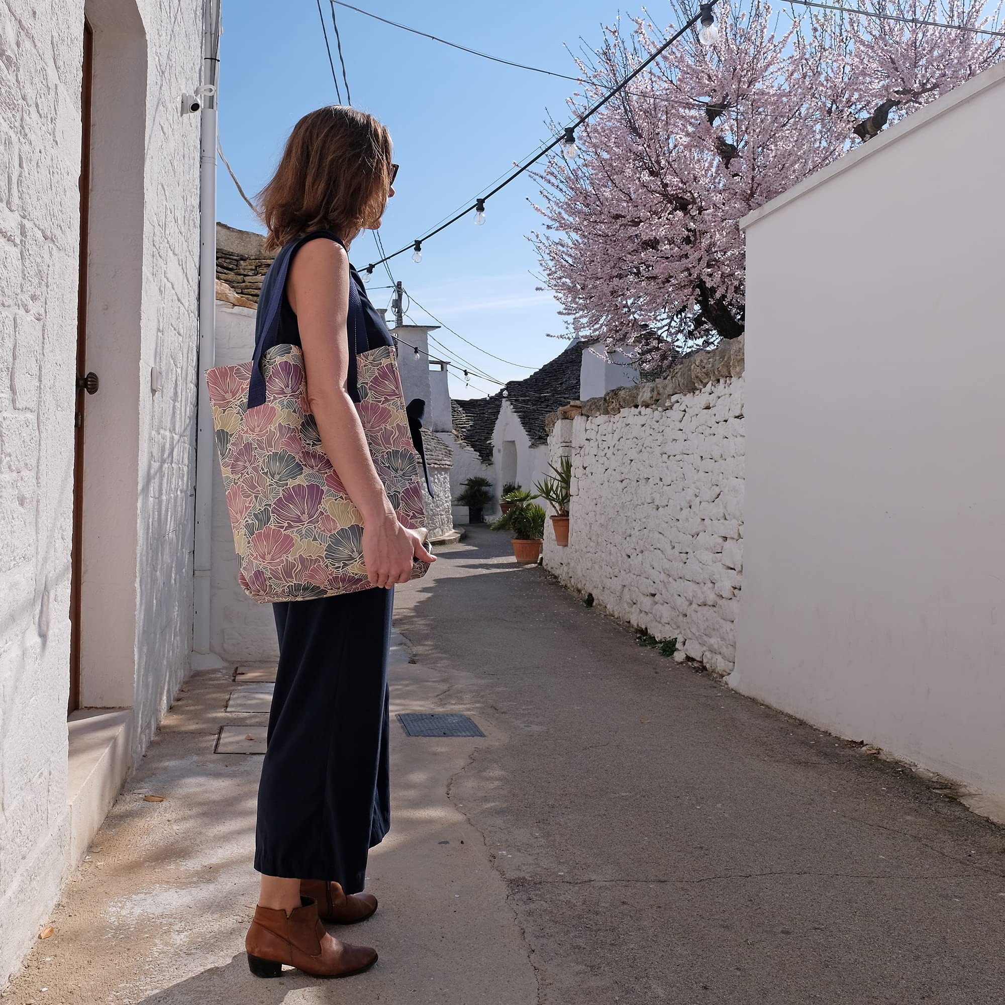 Ikuri Bolso Bandolera Shopper Mujer Multicolor Modelo Veranillo