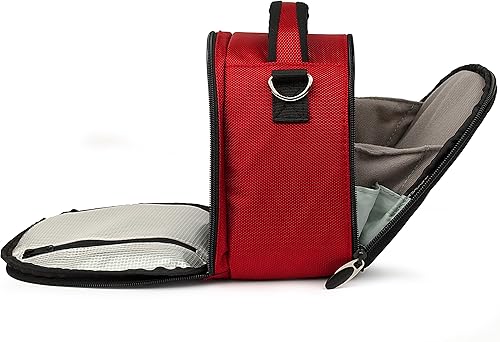 Miniatura 4 de Transporte para Nikon CoolPix W150, B600, A1000, Z50, D780, Z7, Z6, D3500, W300, Rojo -