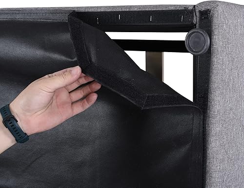 Miniatura 7 de Cama de almacenamiento elevable, marco de cama Queen tapizado con cabecera de almacenamiento y capitoné, cama de plataforma Queen de madera para