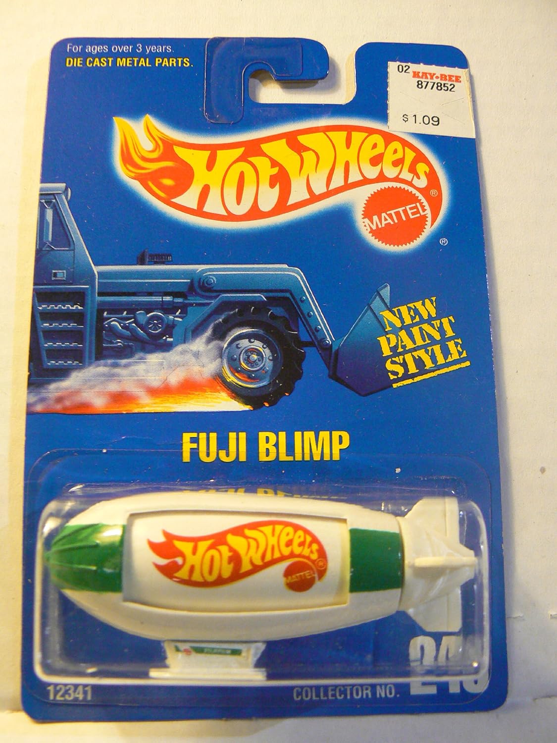 Hot Wheels Fuji Blimp #249 on New Paint Style Card