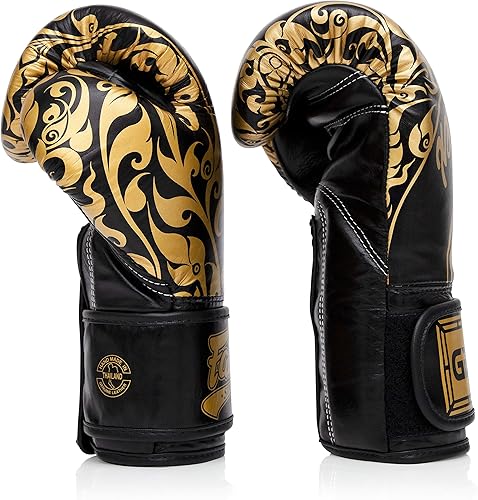 Miniatura 45 de Guantes de entrenamiento Fairtex Glory - Guantes de boxeo y MMA de cuero premium | Hechos a mano en Tailandia - Relleno de espuma absorbente de