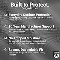 Vista 5 de CarCovers - Funda resistente a la intemperie para SUV, compatible con Volvo 2020 XC40, cubierta para exteriores, con bloqueo de cable de robo