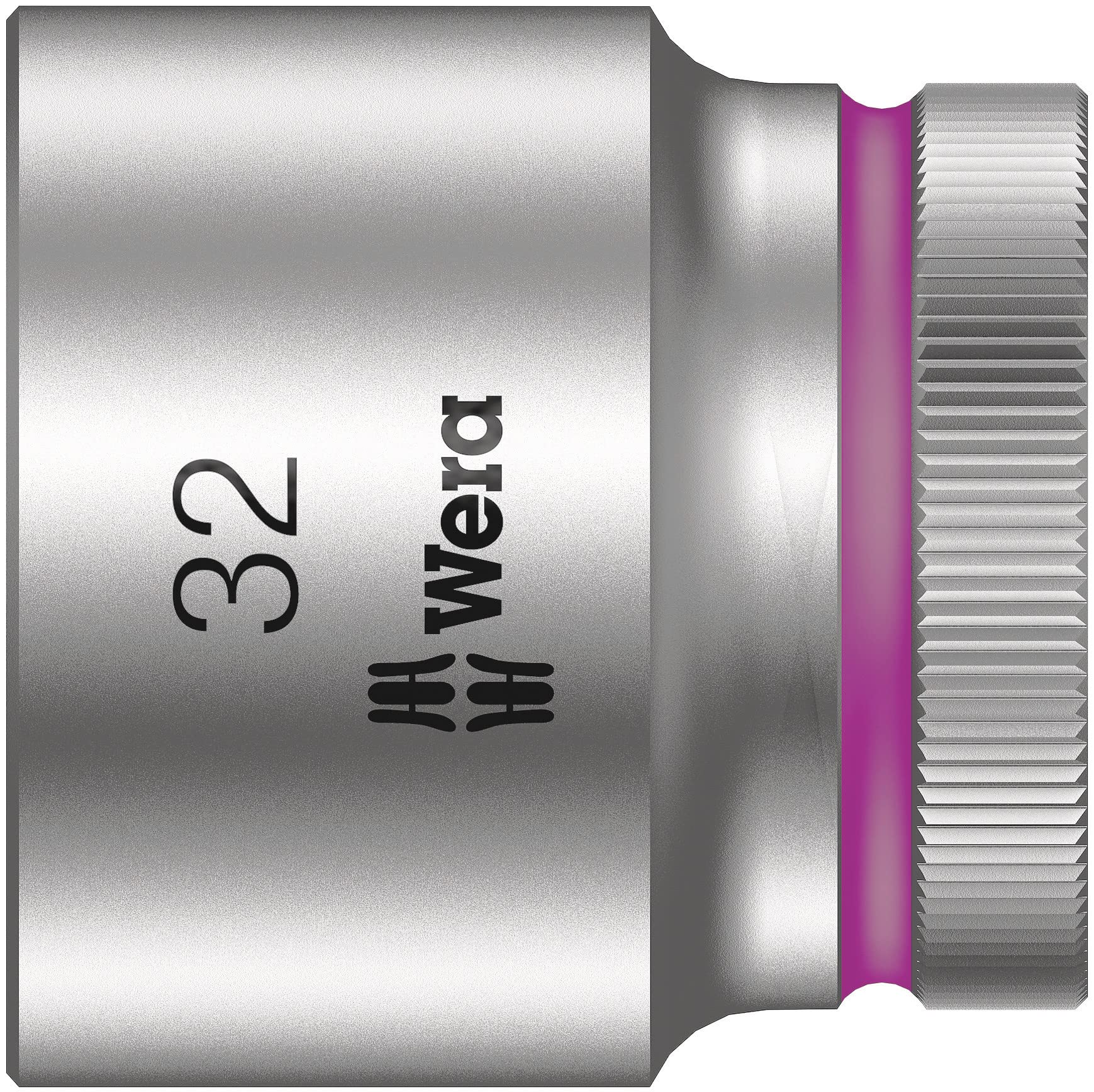 Wera Pink Zyklop Socket 1/2In Drive 32Mm