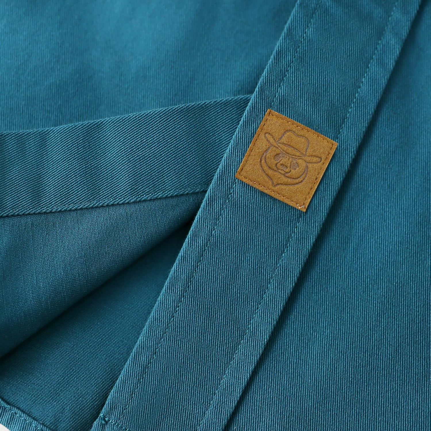 Dubinik® Mens Short Sleeve Work Shirt Snap Button Heavy Cotton Western Utility Workwear 2 Pocket - Image 5