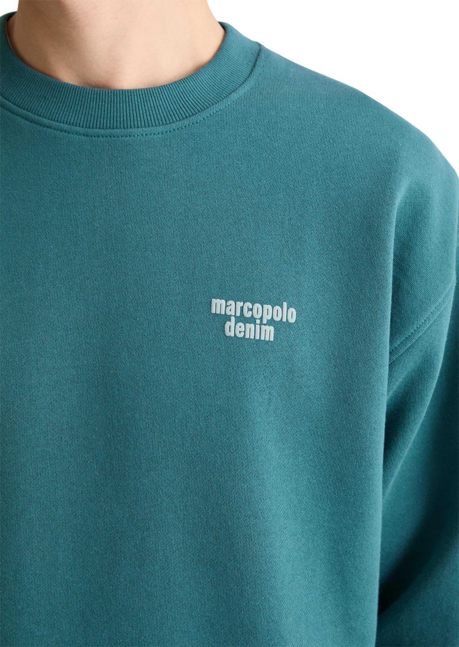 Marc OߴPolo Denim Sudadera Hombre con estampado en la espalda Relaxed Fit