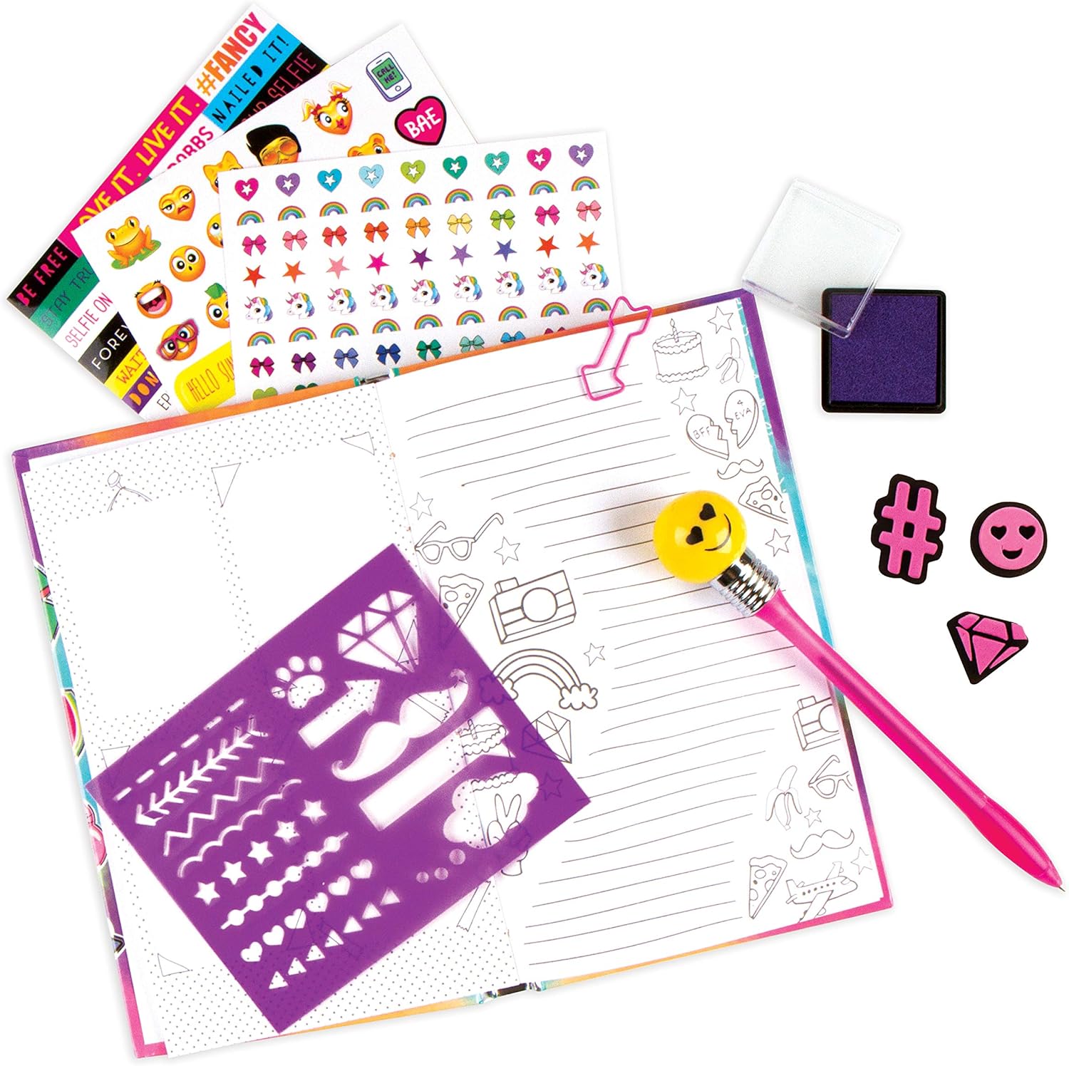 Fashion Angels Enterprises Emoji Smash Journal Kit