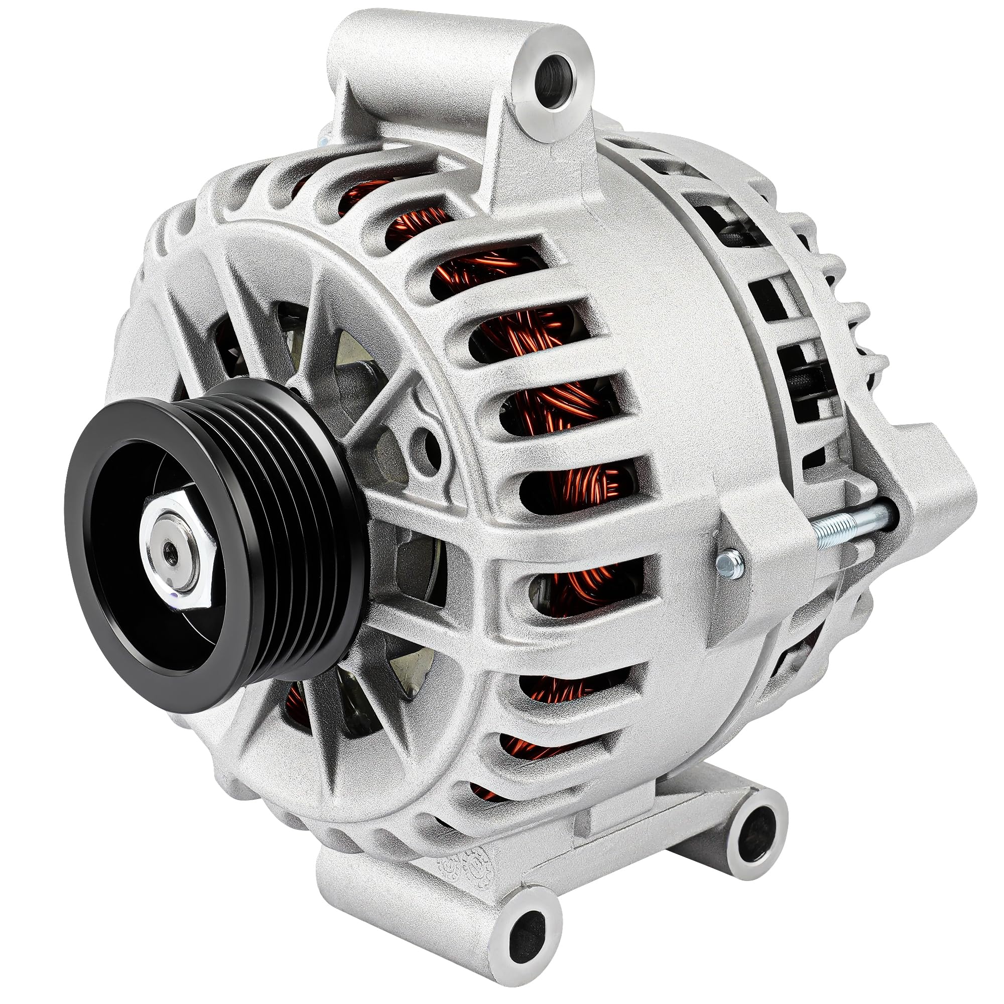 SCITOO Alternator Fits for Ford for Mustang 4.0L 2005 2006 2007 2008 12V 135Amp CW S6 Pulley Class High Output Alternator 4R3T-10300-AA 8437N 4R3T10300AB 6R3T10300CB GL-8747-RM AFD0117 AFD0133-image-25