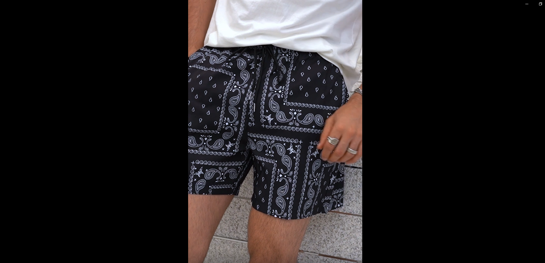 SOLY HUX Men's Paisley Bandana Shorts 3 Packs Summer Casual